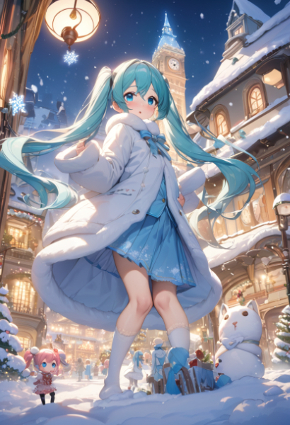 巨大雪ミクちゃん