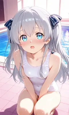 白スク水のセリアちゃん
