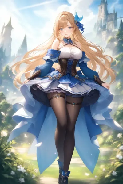 青い風の姫と忘れられた古城