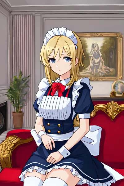 優雅なメイドのひと時