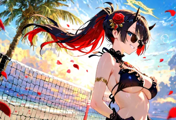 ビーチバレーやるのじゃ！