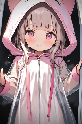 猫耳フード