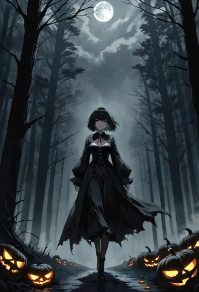 ハロウィン　魔女4