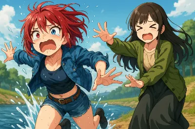 【過去画像リメイク企画 14】 赤髪女性の悲劇？
