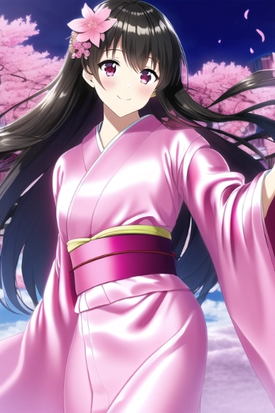 都会に桜を咲かせましょう　桜咲き天女