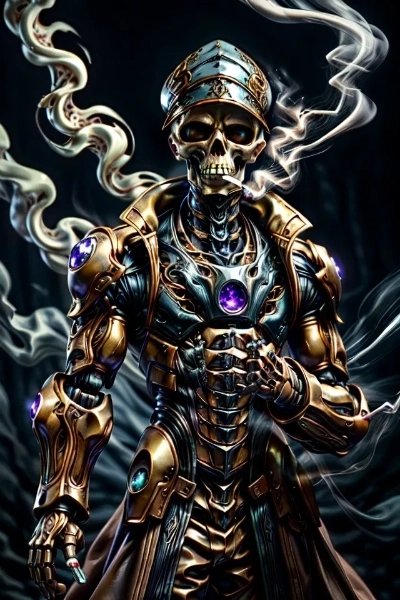The Smoking Skeleton