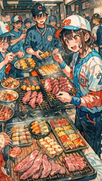 少年野球の祝勝会