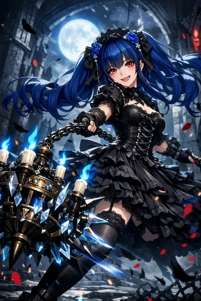 青髪の魔女と月夜の呪縛