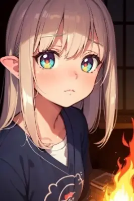 ハーフエルフの女の子