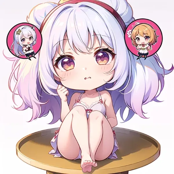 銀髪少女の小さな悩み