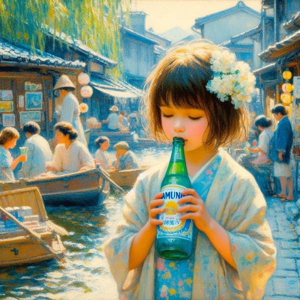 嘘絵画八百景 『納涼』