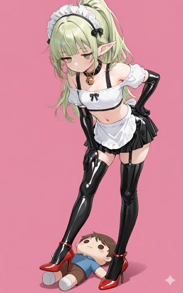 今日の推し活　ジト目エルフのルーファさん