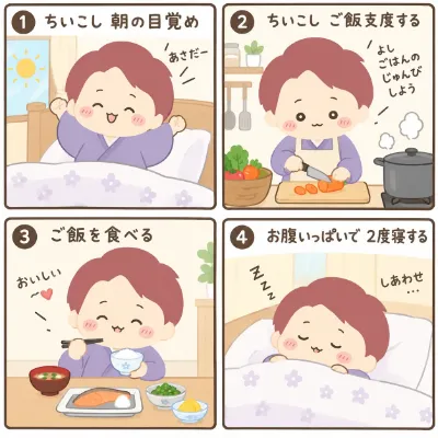ちいこしの朝