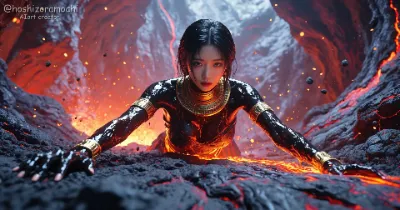 灼熱の祭壇に捧ぐ黒きスフィンクス 🌋🔥