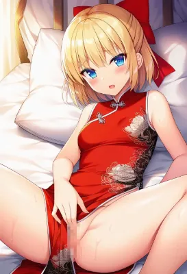 自らを慰めるムスメさん