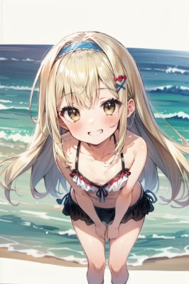 水着少女