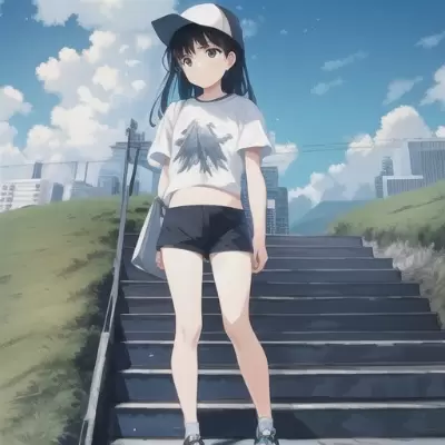 夏休みの女の子