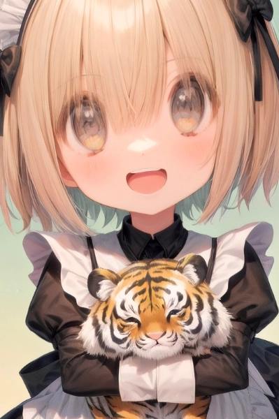 虎とメイドちゃん