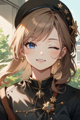 お題：ウィンク