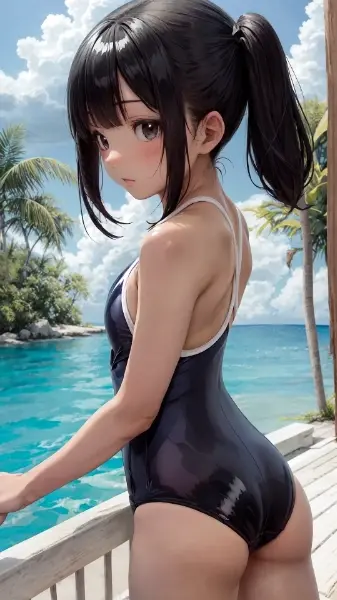 水着の女の子