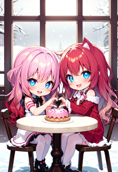 バレンタインケーキ