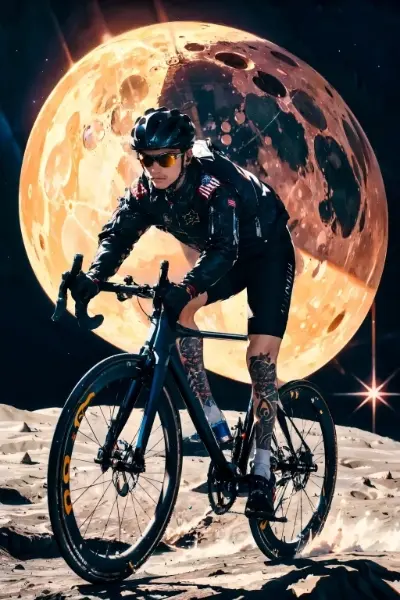 チャリで来た！