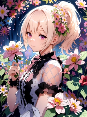 pink blonde hair