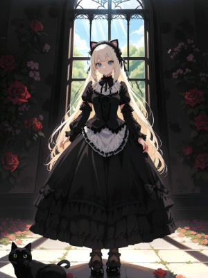 light blonde long hair girl