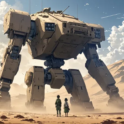 砂漠の巨神と子供たちの冒険