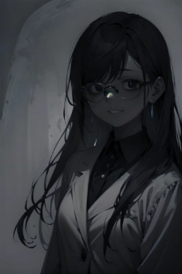 暗い女性