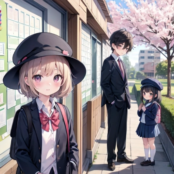 （あれ妹ちゃんかな？話しかけていいのかな？）好きな子と同じクラスになれて嬉しいけど話しかけるタイミングがつかめない女の子