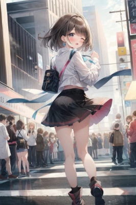 パンチラしてないか気になる女の子