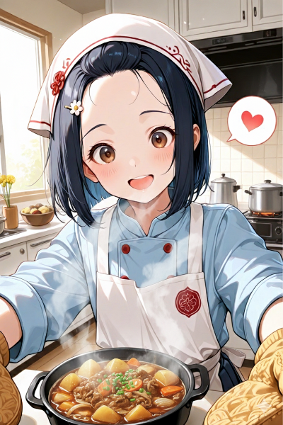 笑顔のシェフと魔法の家庭料理