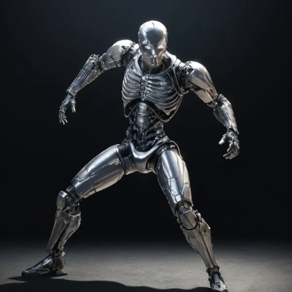 銀色の機械戦士の覚醒