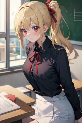 金髪ポニテっ娘