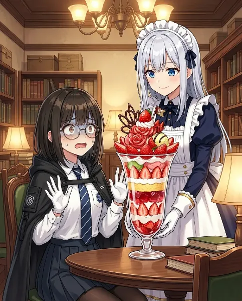 「ちょっとこのパフェ...」