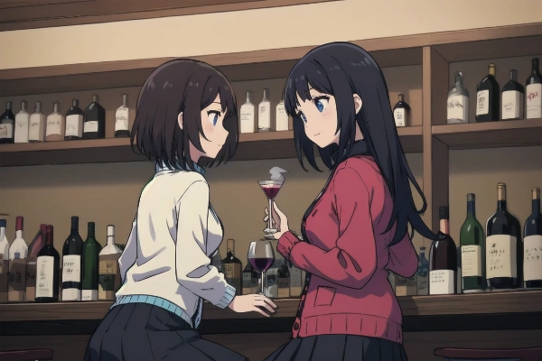 飲酒少女