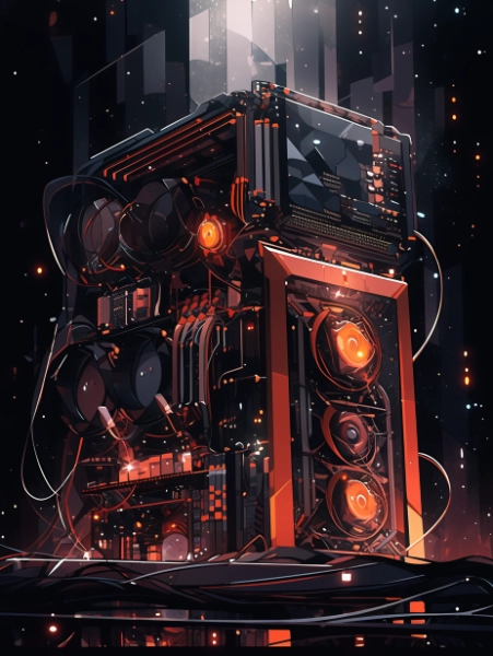 AI画像生成マシン