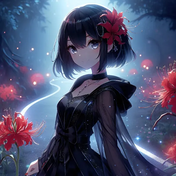 彼岸花は、私の花。私は、世界の闇の部分を管理する魔女になるわ🎵