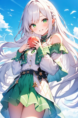 この桃🍑すっごく美味しそうでしょ*.(๓´͈ ˘ `͈๓).*💖