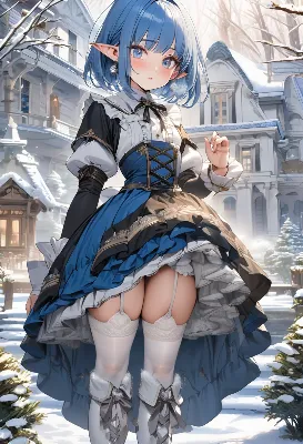 雪の庭