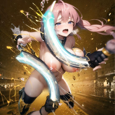 ヒロインピンチ斬撃＆雷雨