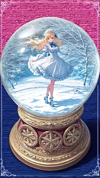 スノードームの少女