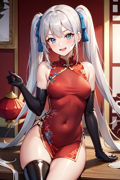 chinese dress girl3