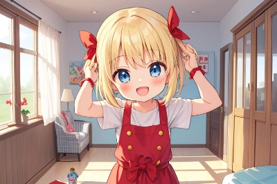 わたし、一つお姉さんになったんだよー