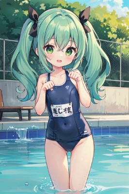 スク水ミクさん