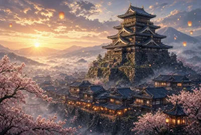 城下町を散策