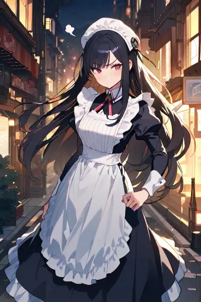 メイド鬼と大魔王（ＪＳちゃん）