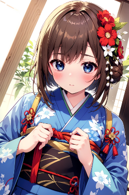 着物　似合ってるかな？