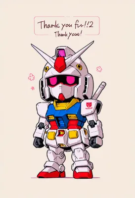 ちびガンダムのピンクアイサンクス